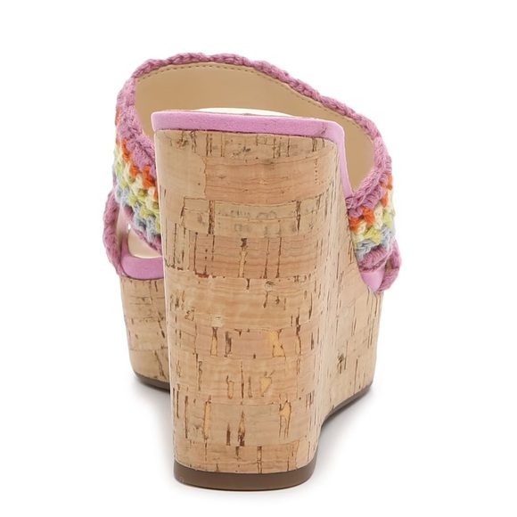 Jessica Simpson Crochet Wedge Sandal, 9.5 - Picture 5 of 8